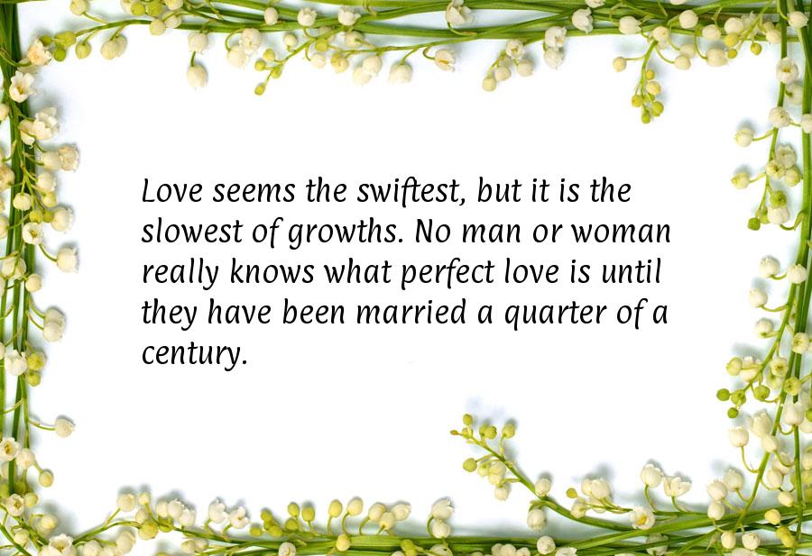 Quotes for 25th wedding anniversary